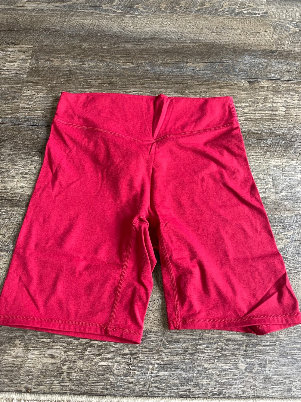 VITALITY Red High-Waist Bike Shorts Vitality - Women